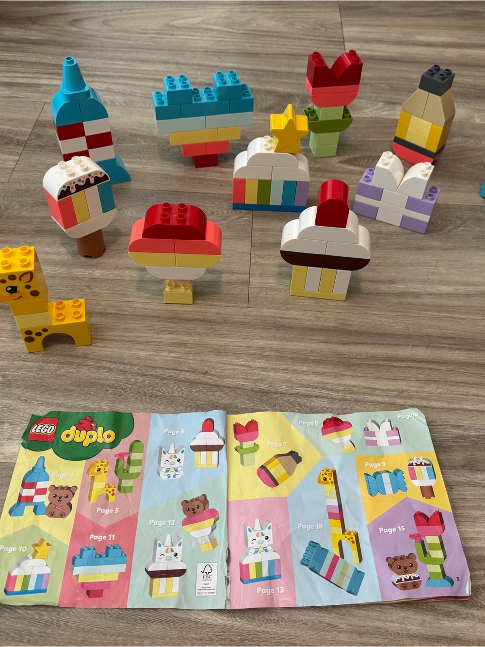 LEGO DUPLO Creative Building‎ Lot Unicorn Bear Rocket Ice Cream Animal